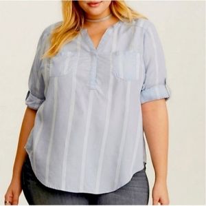 Torrid Harper Georgette Blouse